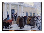 The Emancipation of Russian Serfs in 1861, 1908-09 by Boris Mikhailovich Kustodiev