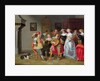 An Elegant Company Merry-making in an interior by Christoffel Jacobsz van der Lamen