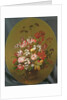 Flowers in a Glass Vase by Hans Bollongier