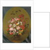 Flowers in a Glass Vase by Hans Bollongier
