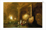 Nymphs Bathing by Classical Ruins by Abraham van Cuylenborch