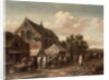 Poultry Market by a Church by Barend Gael or Gaal