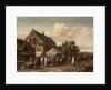 Poultry Market by a Church by Barend Gael or Gaal