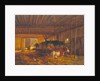 The Cow shed, 19th century by Jean Louis van Kuyck