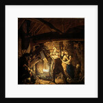 The Iron Forge, 1772 by Joseph Wright of Derby