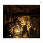 The Iron Forge, 1772 by Joseph Wright of Derby