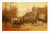 Arriving for the Hunt, 19th century by G. Koch