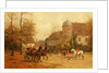 Arriving for the Hunt, 19th century by G. Koch