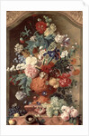 Flowers in a Terracotta Vase, 1736 by Jan van Huysum