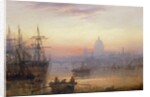 The Pool of London at Sundown, 1876 by Charles John de Lacy