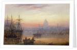 The Pool of London at Sundown, 1876 by Charles John de Lacy