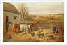 A Busy Farmyard by John Frederick (circle of) Herring