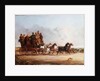 Mr. Charles Higgins' Coach and Four by William Snr. Shayer