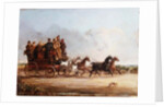Mr. Charles Higgins' Coach and Four by William Snr. Shayer