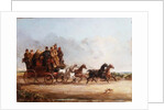 Mr. Charles Higgins' Coach and Four by William Snr. Shayer
