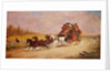 The Royal Mail Coach between the Fox and the Hunt, 1881 by J.C. Maggs