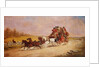 The Royal Mail Coach between the Fox and the Hunt, 1881 by J.C. Maggs