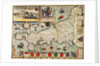 Map of Cornwall from the 'Theatre of the Empire of Great Britain', pub. in London by George Humble, 1627 edition by John Speed