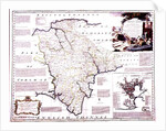 Map of Devonshire, published by Bowles, Tinney and Sayer, London, c.1777 by Emanuel Bowen