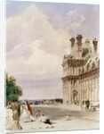View near the Pont Royal, with the Pavillon de Flore, Tuileries by Thomas Shotter Boys