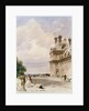 View near the Pont Royal, with the Pavillon de Flore, Tuileries by Thomas Shotter Boys
