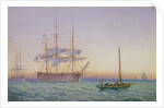 H.M. Frigates at Anchor by John and William Joy