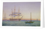 H.M. Frigates at Anchor by John and William Joy