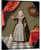 Portrait of a Young Girl with a Bird on her Finger and a Dog at her Feet, 1632 by Dutch School