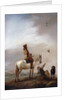 Gentleman on a Horse Watching a Falconer by Philips Wouwermans or Wouwerman