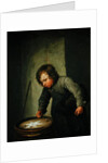 Boy Playing with Marbles by Jan Havicksz. Steen
