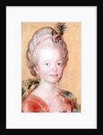Portrait of the daughter of Carl Linnaeus by Swedish School