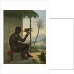 Brazilian negro with Tropical Bird by Nicolas Antoine Taunay