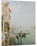 Venice: View from the Zattere with San Giorgio Maggiore in the Distance by Franz Richard Unterberger