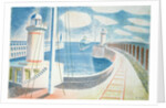 Newhaven Harbour by Eric Ravilious