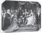 Presentation of the Bill of Rights to William III of Orange and Mary II by School English