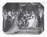 Presentation of the Bill of Rights to William III of Orange and Mary II by School English