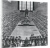 King James I in the Houses of Parliament, 1624 by English School
