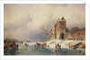 Frozen Winter Scene, 19th century by Charles-Henri-Joseph Leickert