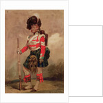 A Soldier of the 79th Highlanders at Chobham Camp in 1853 by Eugene-Louis Lami