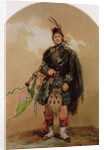 A Piper of the 79th Highlanders at Chobham Camp in 1853 by Eugene-Louis Lami