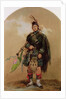 A Piper of the 79th Highlanders at Chobham Camp in 1853 by Eugene-Louis Lami