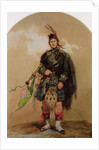 A Piper of the 79th Highlanders at Chobham Camp in 1853 by Eugene-Louis Lami