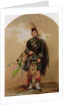 A Piper of the 79th Highlanders at Chobham Camp in 1853 by Eugene-Louis Lami