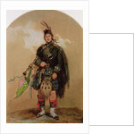 A Piper of the 79th Highlanders at Chobham Camp in 1853 by Eugene-Louis Lami