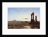 A Bedouin Encampment by a Ruined Temple by Alexandre Gabriel Decamps