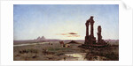 A Bedouin Encampment by a Ruined Temple by Alexandre Gabriel Decamps