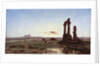 A Bedouin Encampment by a Ruined Temple by Alexandre Gabriel Decamps