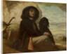 Courbet with his Black Dog, 1842 by Gustave Courbet