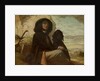 Courbet with his Black Dog, 1842 by Gustave Courbet
