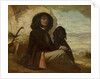 Courbet with his Black Dog, 1842 by Gustave Courbet